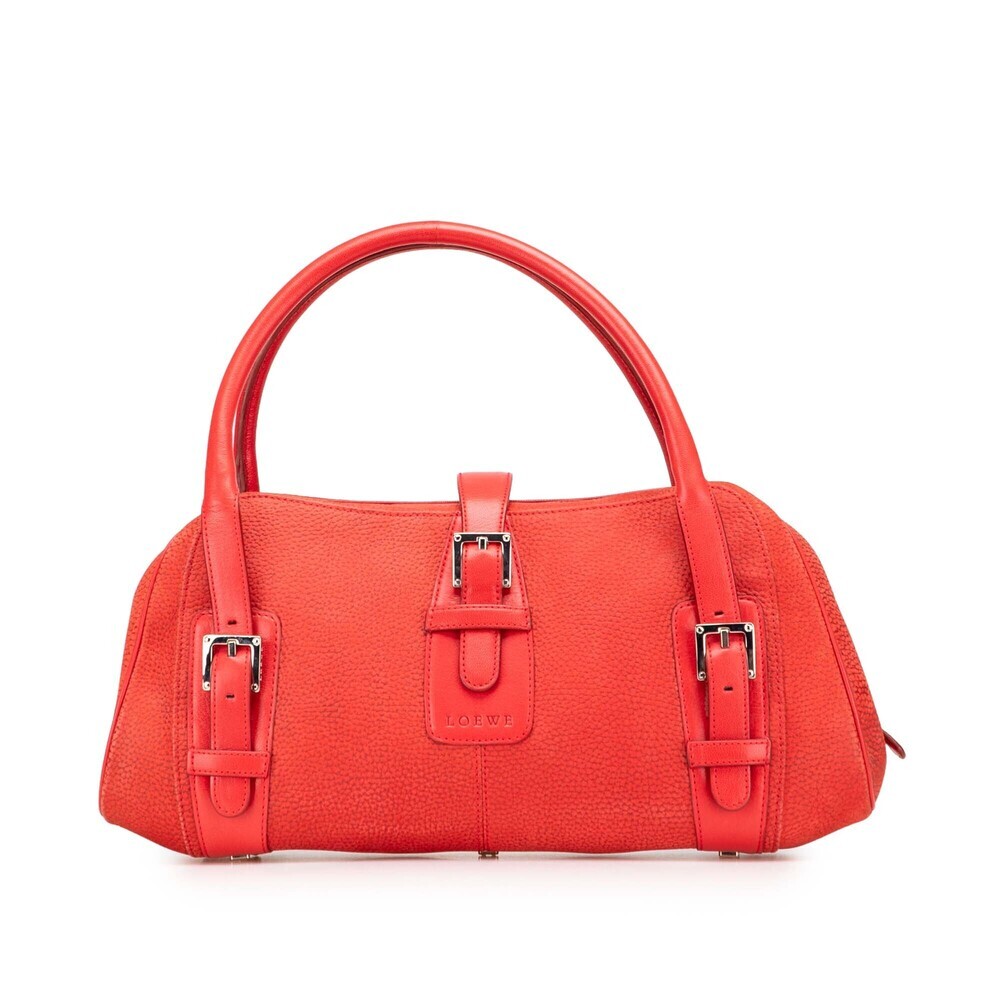 Pre-Loved LOEWE Nubuck Senda Handbag